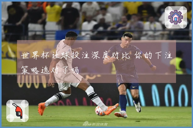 世界杯让球投注深度对比 你的下注策略选对了吗